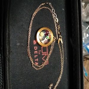 Origami owl with charms